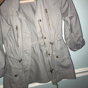 gray cute jacket